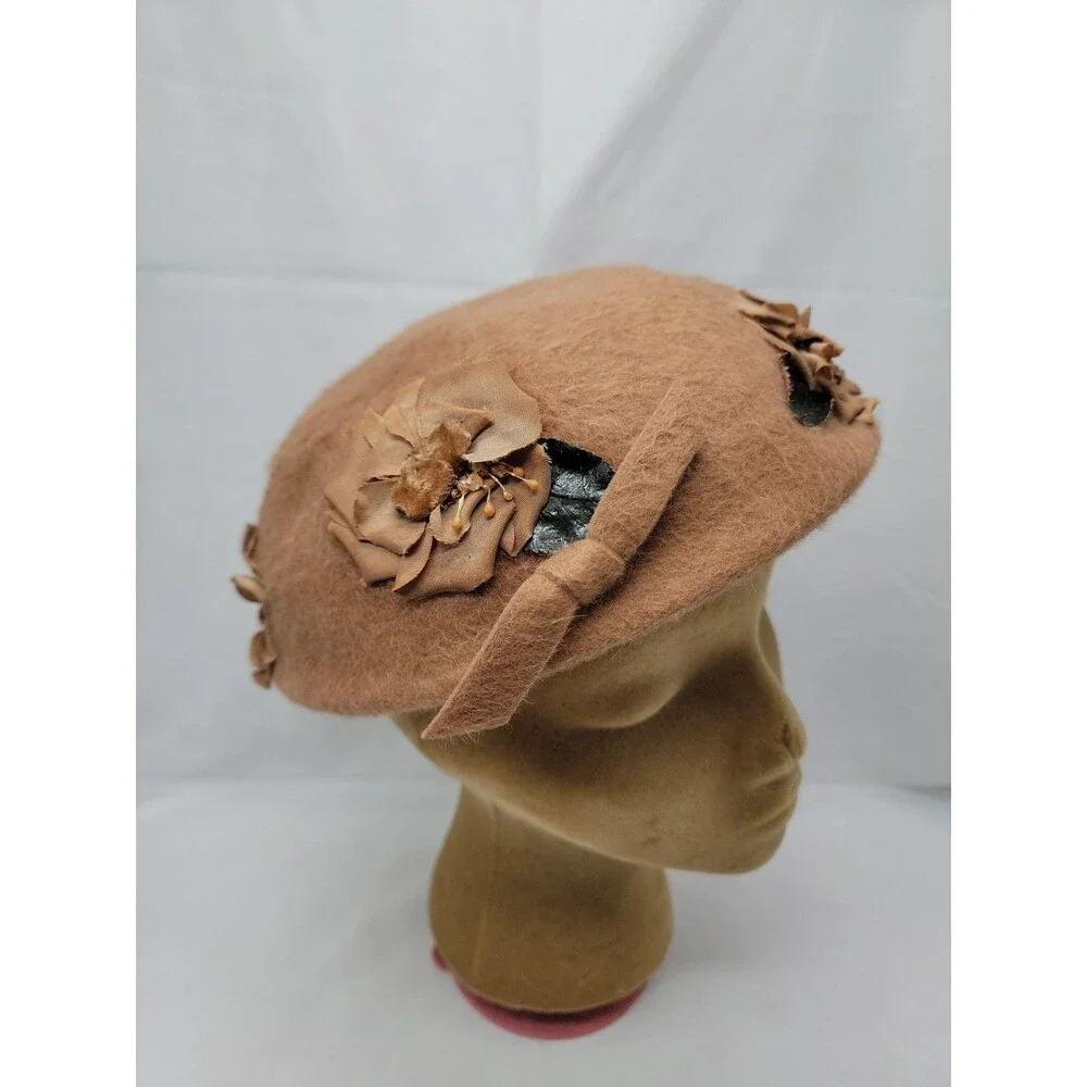 Womens Vintage Boston Store Milwaukee Merrimac Imported Fur Hat